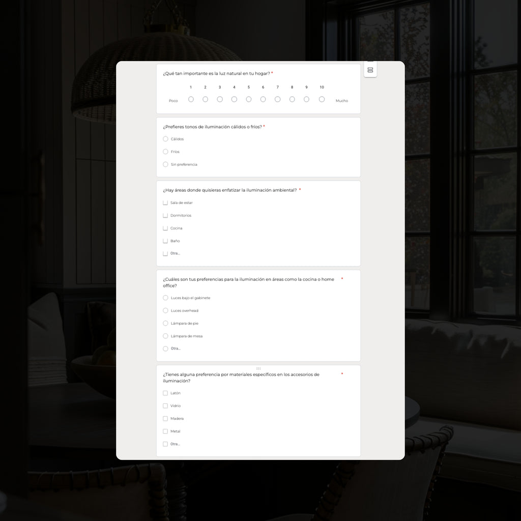Cuestionario de Diseño