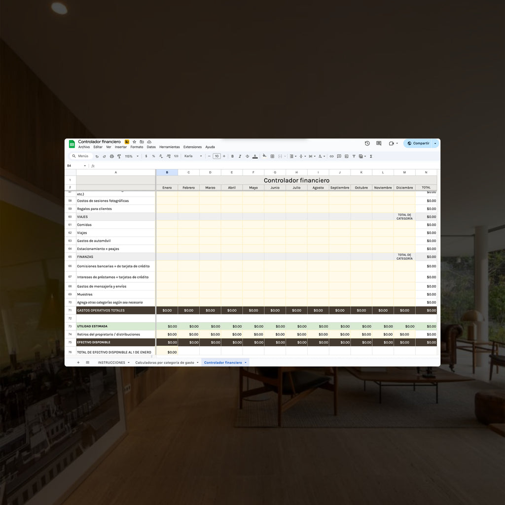 Sistema de control financiero