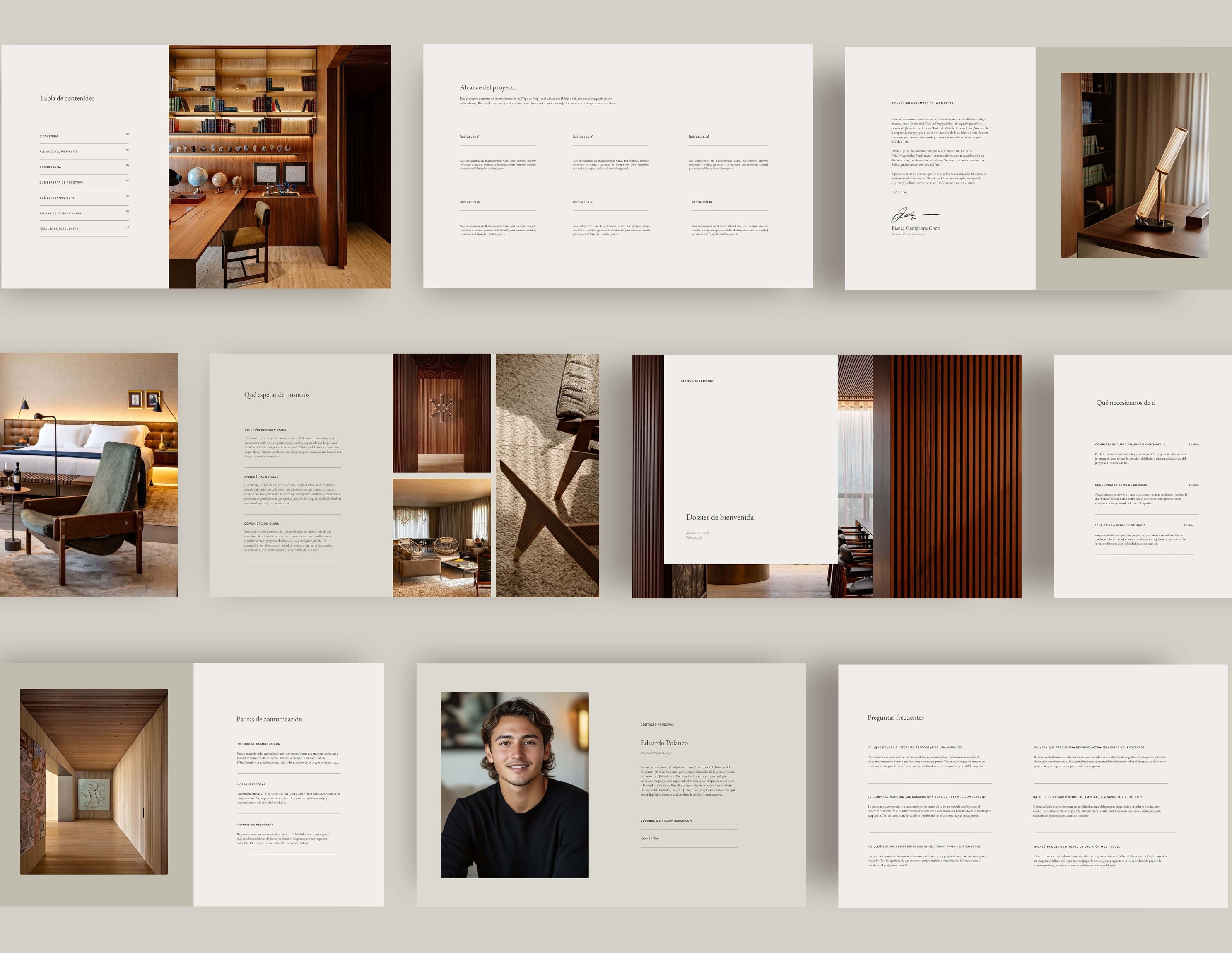 Dossier de bienvenida