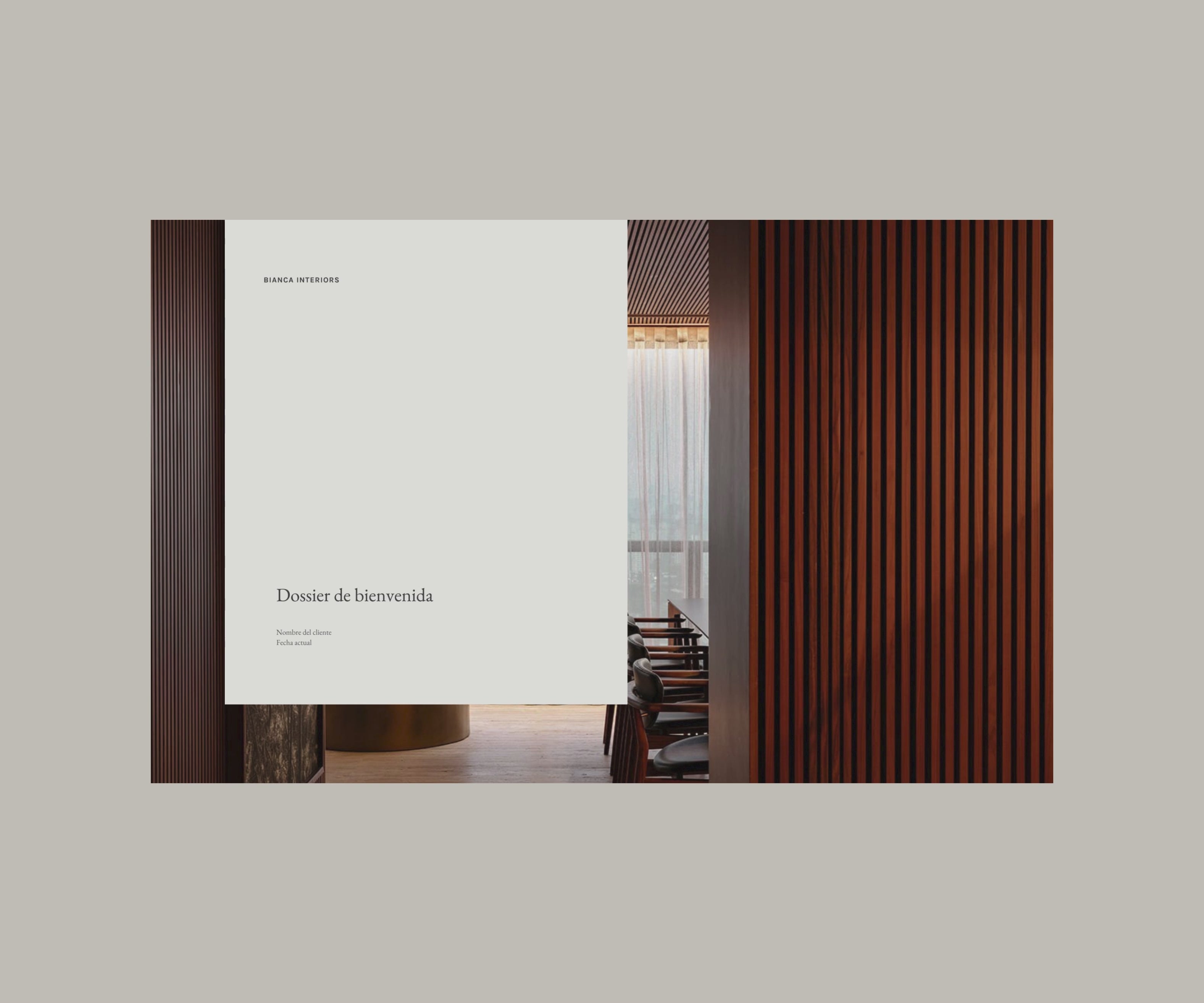 Dossier de bienvenida